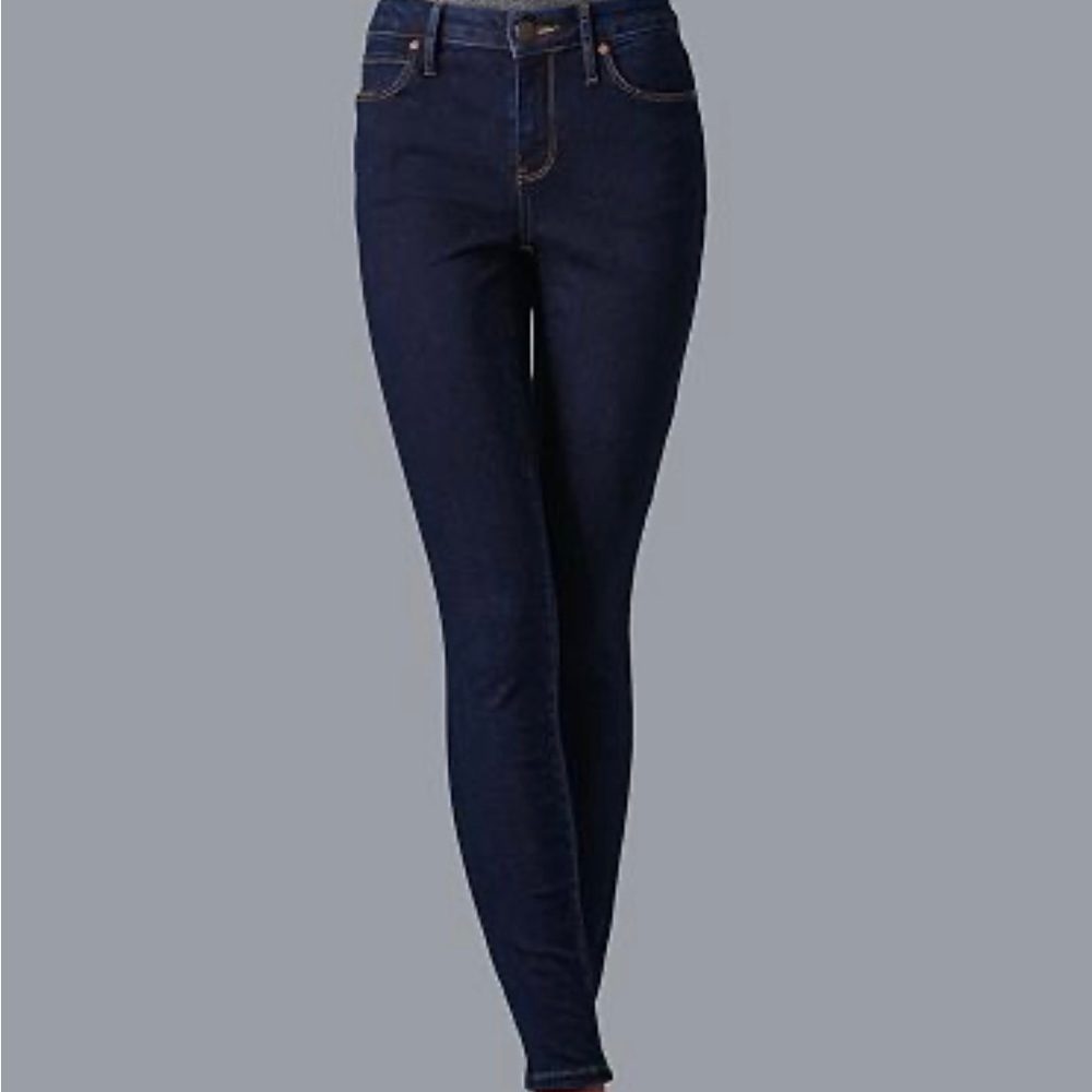 Simply Vera Vera Wang jeans skinny 4P mid rise  women’s